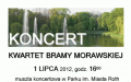 Koncert Kwartetu Bramy Morawskiej